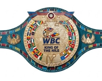 Réplica de cinturón de campeón de boxeo WBC King of the Nile de 4 mm - Gloria egipcia en Giza (Conmemorativa)