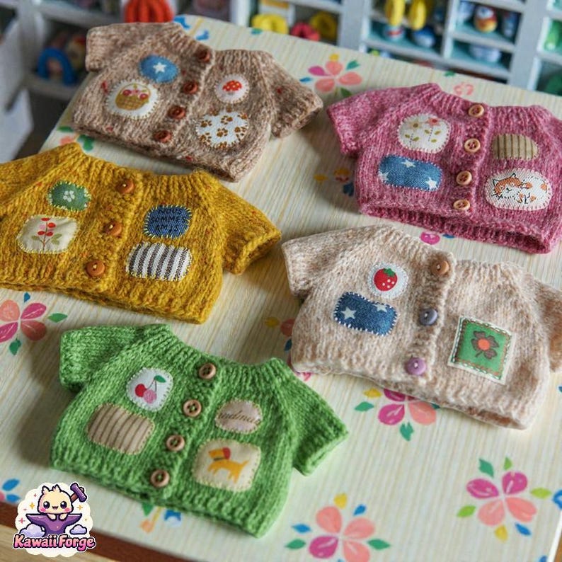 15cm Doll Sweater Outfit for Labubu Figures
