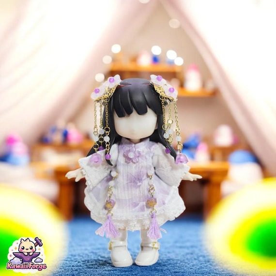 OB11 Ancient Style Hanfu Dress With Hair Accessories for Nendoroid, Obitsu  11 & BJD Dolls Ymy  Retro National Style Outfit - Etsy