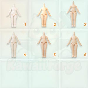 Customizable Doll Body for Nendoroid, Obitsu 11 & BJD Dolls ymy – Small (10cm) and Standard (11cm) Sizes