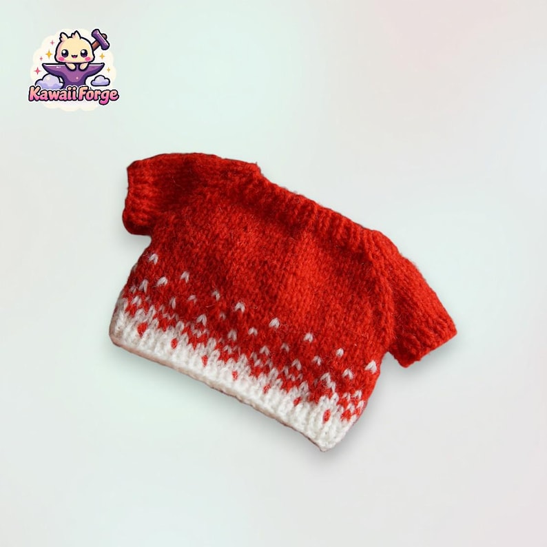 Knitted Doll Outfit for Labubu Style Dolls