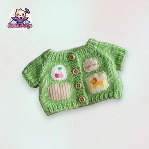 Cozy Doll Sweater Clothes for Labubu Figure Display