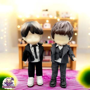 Formal Suit Set – Elegant Business Outfit for Nendoroid, Obitsu 11 & BJD Dolls ymy