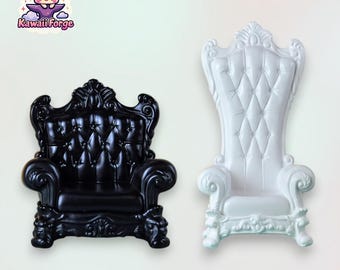 Miniature Royal Throne Chair & Sofa for Nendoroid, Obitsu 11 and BJD Dolls ymy – Luxury Doll Furniture