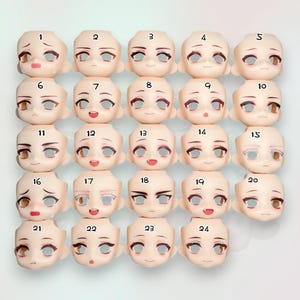 OB11 Blank Faceplate Set for Nendoroid, Obitsu 11 & BJD Dolls ymy