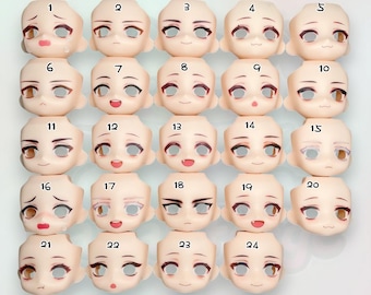 OB11 Blank Faceplate Set for Nendoroid, Obitsu 11 & BJD Dolls ymy