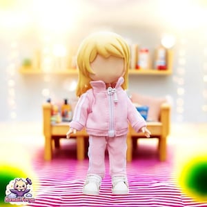 OB11 Casual Sportswear Tracksuit – School Uniform Set for Nendoroid, Obitsu 11 & BJD Dolls ymy