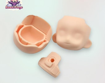 OB11 Customizable Blank Head Base for Obitsu 11, YMY, Nendoroid, P9 P10, GSC