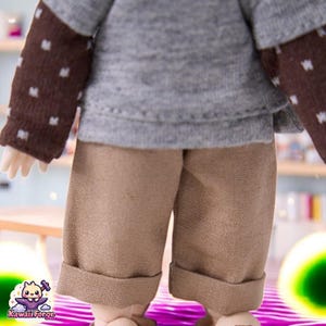 OB11 Doll Wide-Leg Pants – Casual BJD 1/12 Loose-Fit Jeans