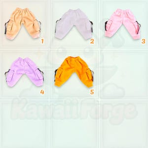 Mini Cargo Pants for Nendoroid, Obitsu 11 & BJD Dolls ymy