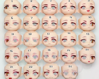 OB11 Customizable Open-Eye Faceplates for OB11, GSC, and Clay Figures – Universal Face