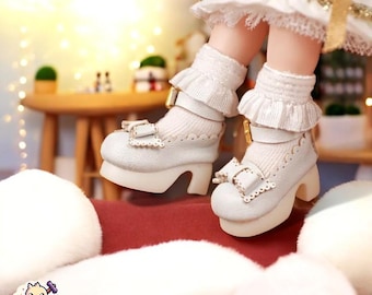Lolita High Heels for Nendoroid, Obitsu 11 & BJD Dolls ymy