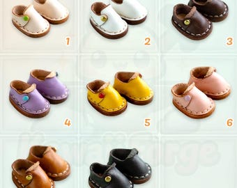 Handmade Leather Shoes for Nendoroid, Obitsu 11 & BJD Dolls ymy
