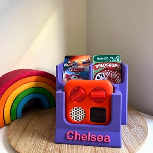 Yoto Mini Docking Station with Card Storage | Customise with Name| Yoto Storage