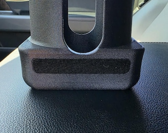 3d Printed Cup Holder Insert for ManionMakesF-150 Injection Molded Mount - ASA-CF | 2021-2026 Lightning | Truck Console