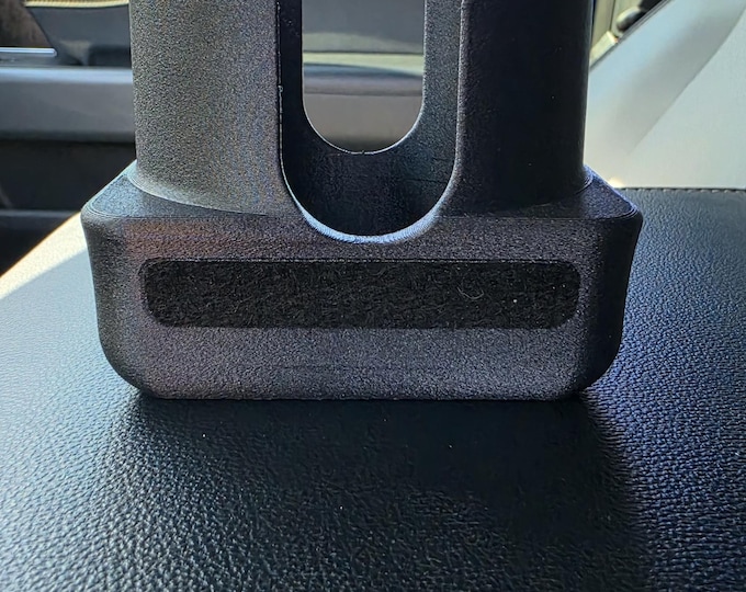 3d Printed Cup Holder Insert for ManionMakesF-150 Injection Molded Mount - ASA-CF | 2021-2026 Lightning | Truck Console
