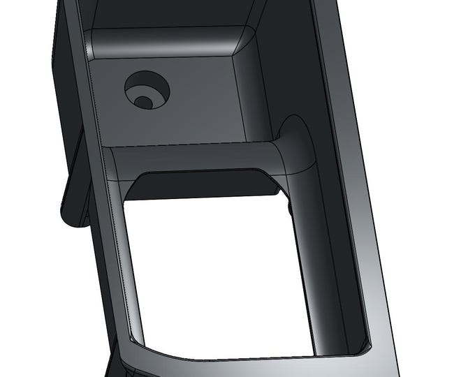 Patent Pending -F150 Rotary Shifter Conversion Mount - Open Cubby