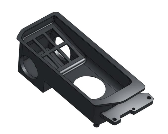 Patent Pending - F150 Lightning Toggle Panel - Rotary Shift Conversion Mount