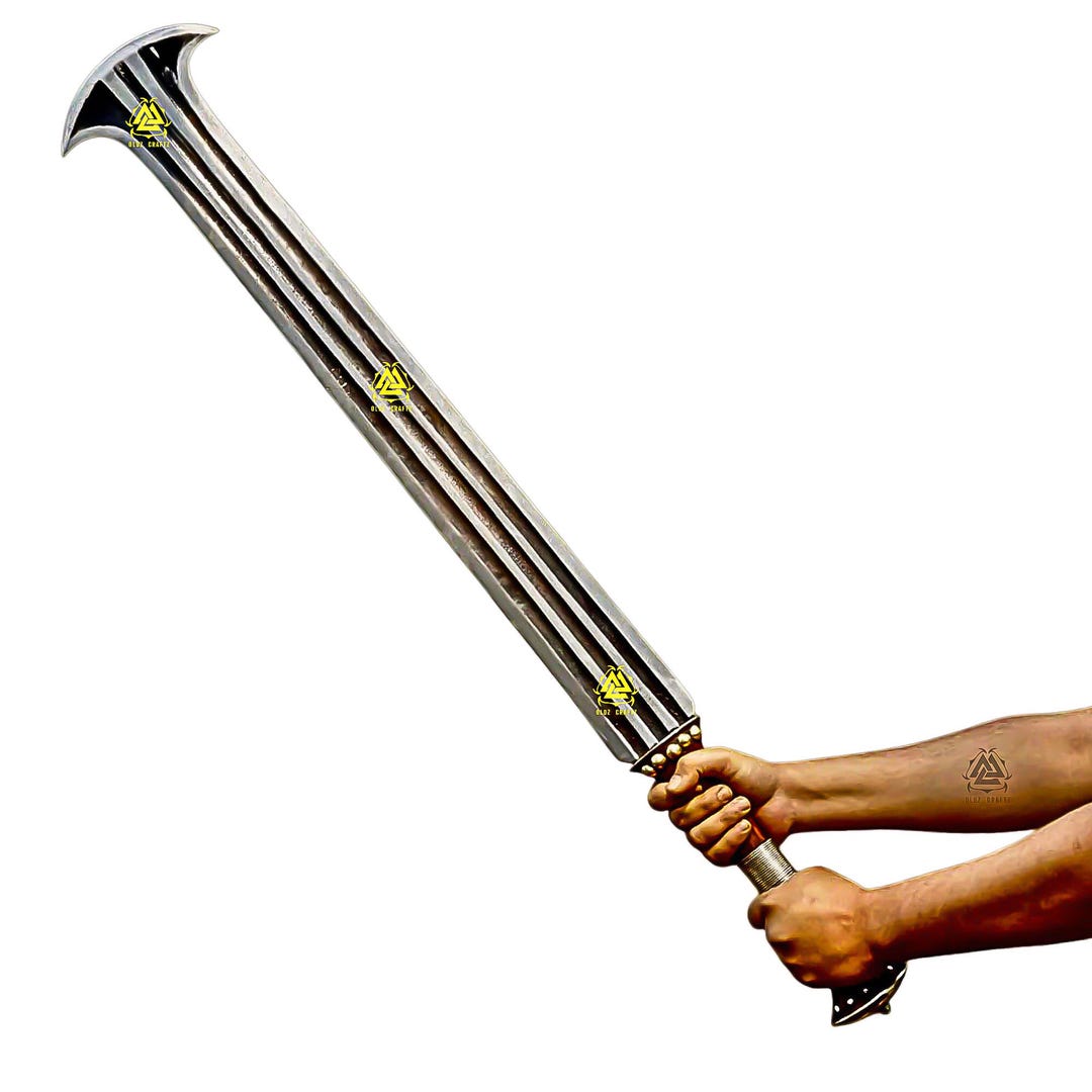 Hand Forged Carbon Steel Viking Sword, Konda Ikakalaka Hunting
