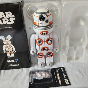 BE@RBRICK Medicom toy Bearbrick 400% Star Wars ANA Jet Limited Version -f0123