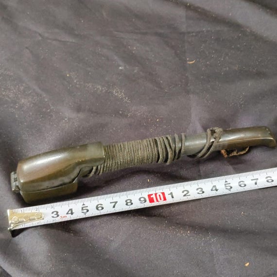 No.7矢立 書道具 古銅造 墨壺 まとめ 古美術 時代物 初だし 骨董