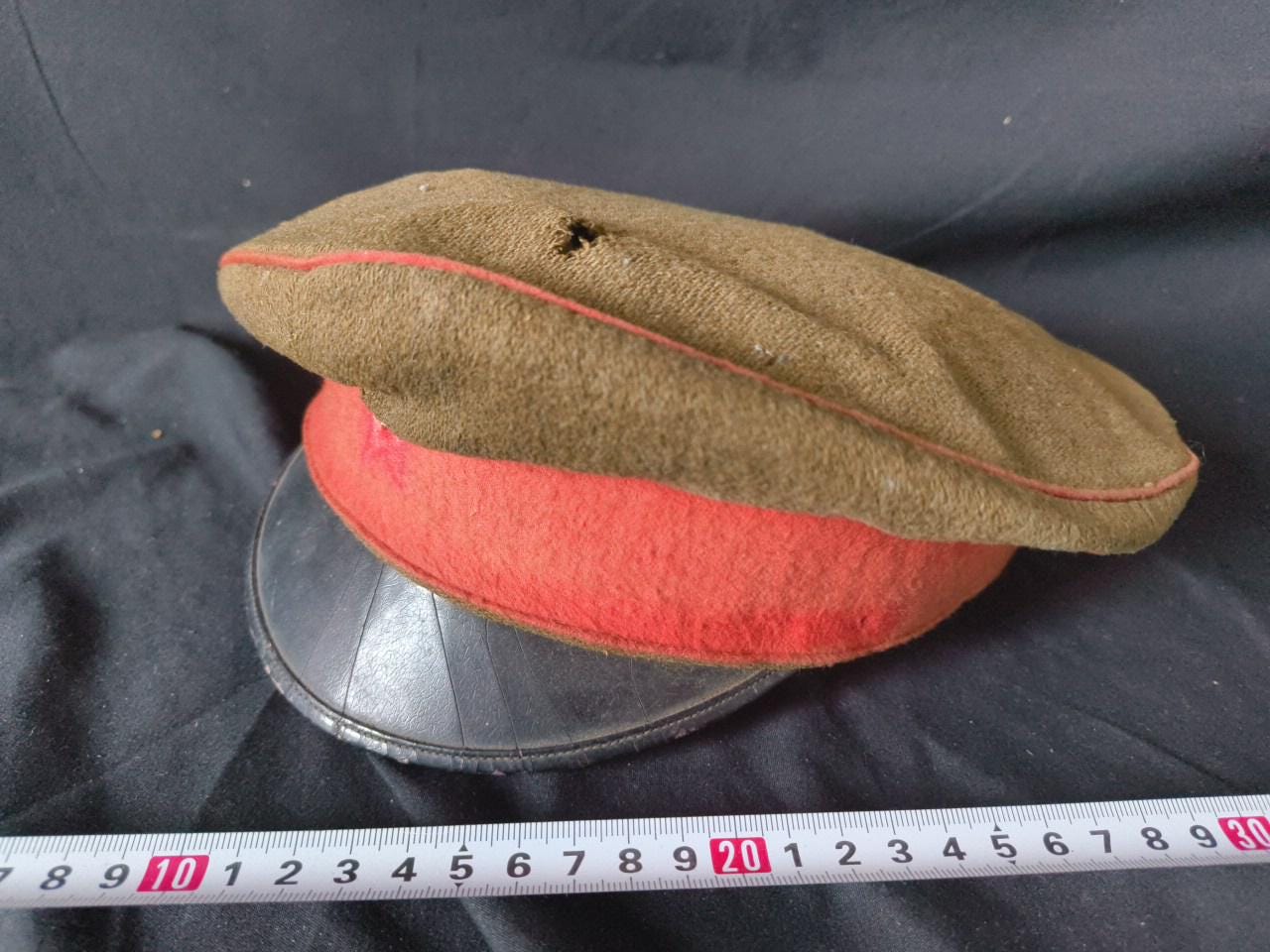 Original WW2 II Japanese Imperial Military Soldier's Cap infantry-h0221-3