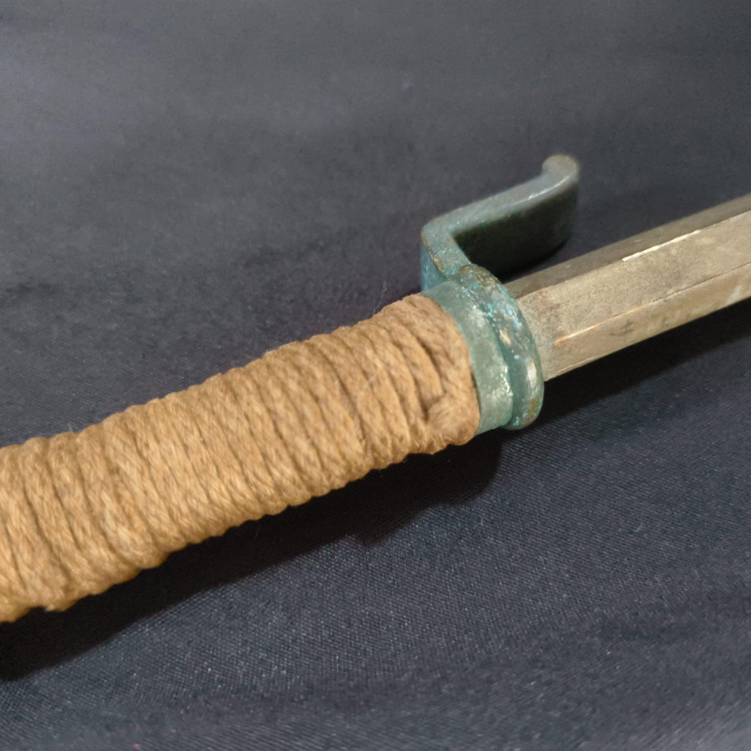 日本の伝統工芸品 十手兜割 取手付き 江戸時代風 コレクターズアイテム