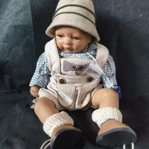 Reborn Baby Doll Boy Handmade Realistic Collectible with Outfit & Accessories-h0524-