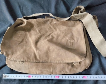 WWII Japanese Military Imperial Soldier&#39;s Shoulder cotton bag