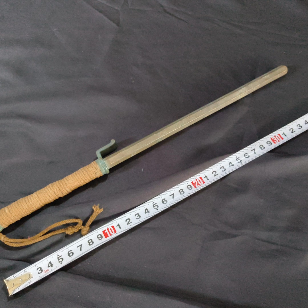 日本の伝統工芸品 十手兜割 取手付き 江戸時代風 コレクターズアイテム