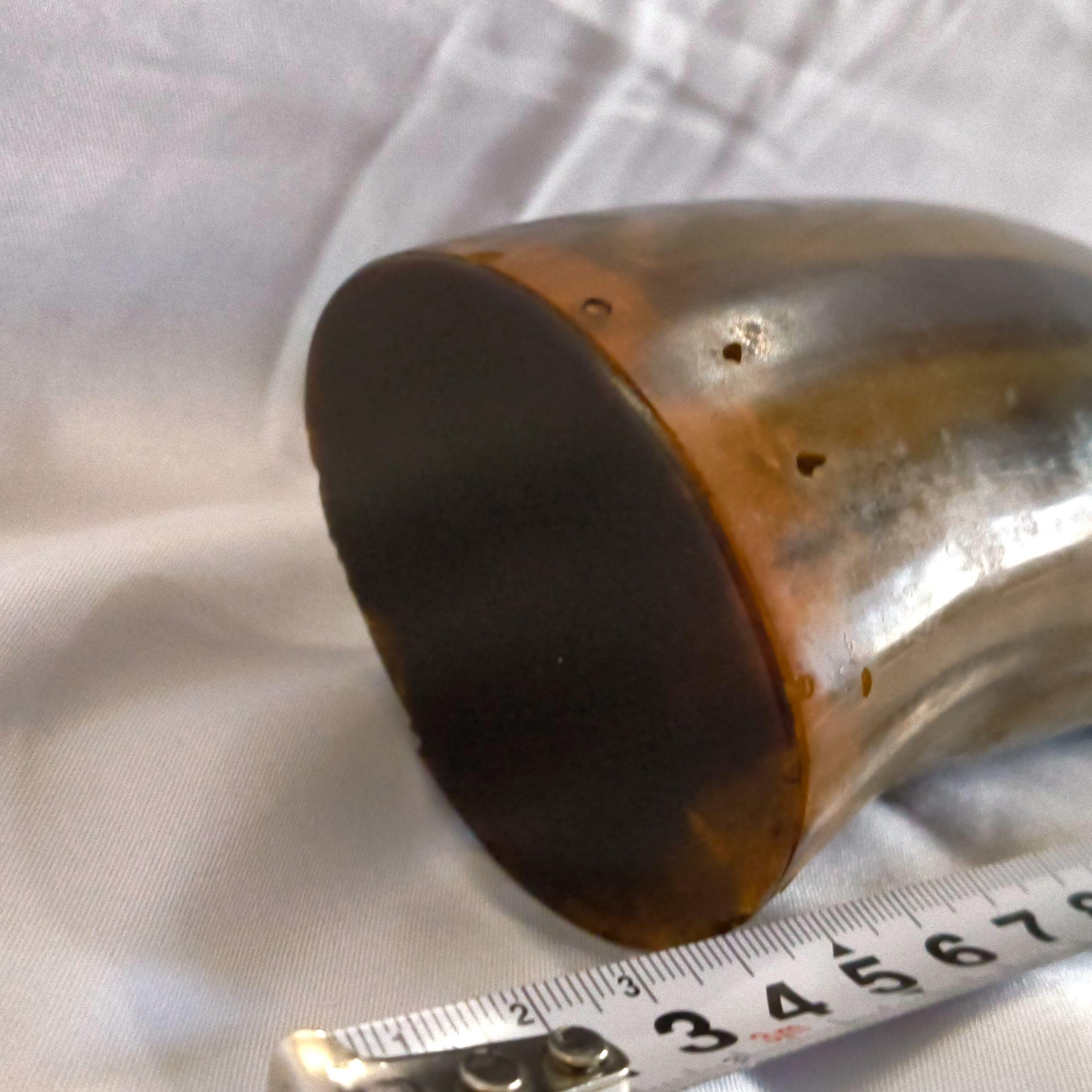 Edo Period Japanese Gunpowder Horn Flask Hayago Military Antique ...