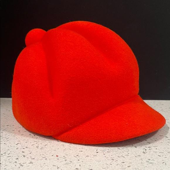 This is a  red beehive wool hat  from the 60s. helios | Accessories | This Is A Red Beehive Wool Hat From  main image 3