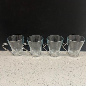 Vintage BORMIOLI Rocco Fidenza Oslo Cappuccino Espresso Gafas / Vitrosax Italia