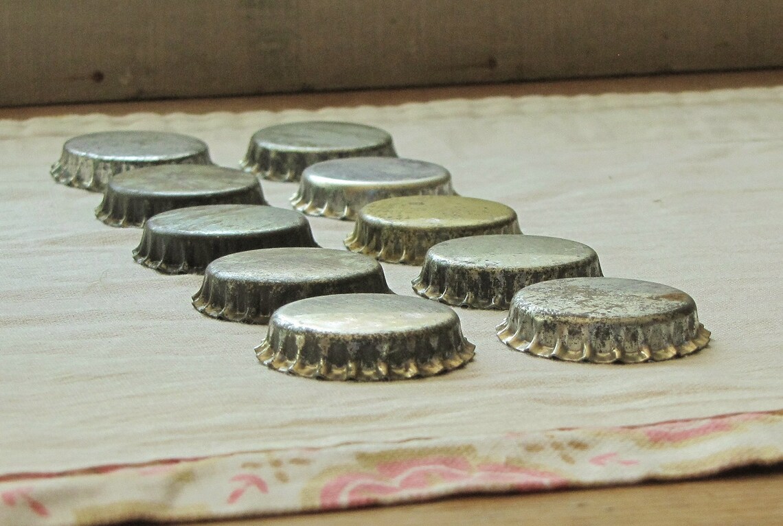 Vintage New Unused Bottle Caps with Cork Etsy