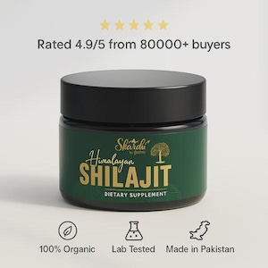 Grams (50 Grams ) Pure Himalayan Shilajit Resin – 88% Fulvic Acid, Natural, Organic, Rich Mineral Resin for Energy and Vitality