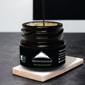 Grams (50 Grams ) Pure Himalayan Shilajit Resin – 88% Fulvic Acid, Natural, Organic, Rich Mineral Resin for Energy and Vitality