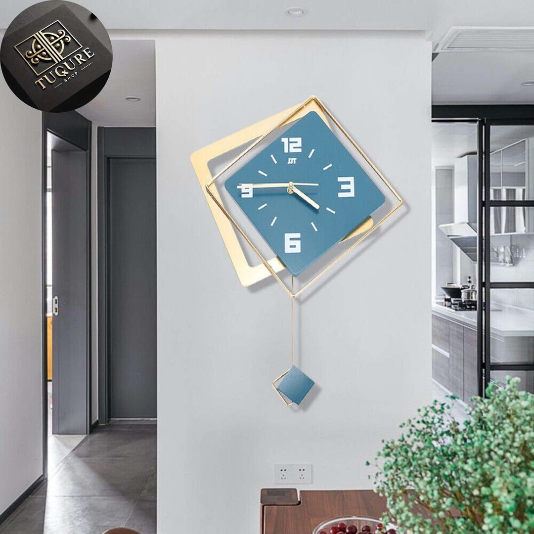 Large Wall Clock Oversized Living Room Silent Decorative Home - Etsy