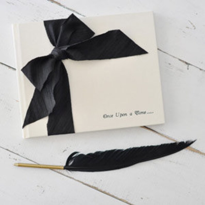 Photo Booth Guest Book, the perfect Wedding Guest Book Silk Dupioni Bow by Claire Magnolia. image 6