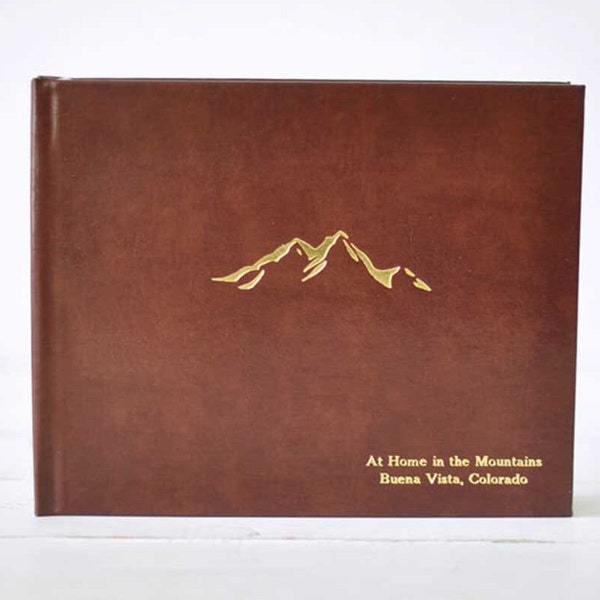 Libro degli ospiti in cabina o album fotografico - Libro della casa sul lago o Libro della casa in montagna di ClaireMagnolia