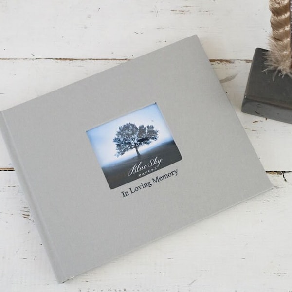 Memorial Guest Books Etsy