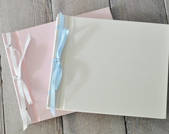 SALE Ribbon Bound Photo Albums or Guest Books