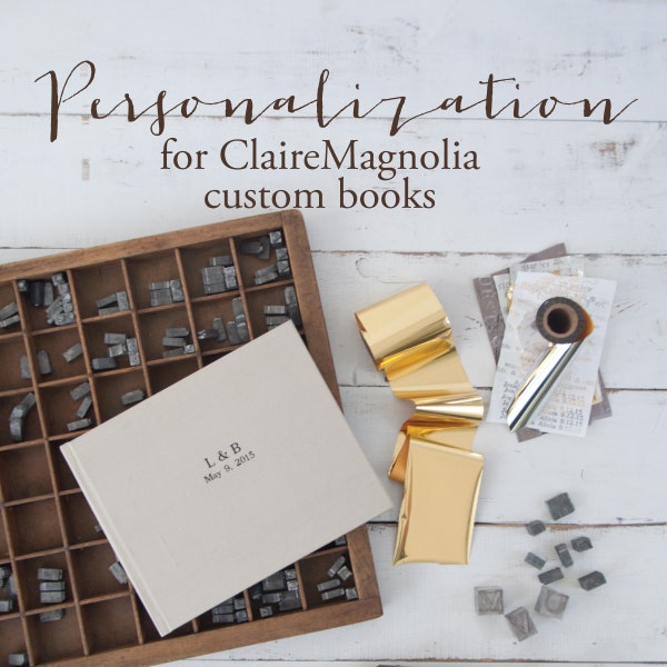 Personalization for ClaireMagnolia Custom Books