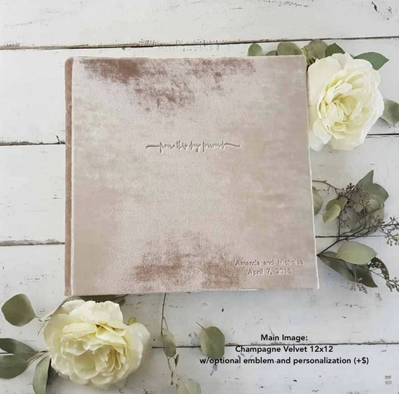 Large Traditional Book Bound Wedding Photo Album, Linen Anniversary  Scrapbook Album, Modern Family Photo Book, Photo Album as Wedding Gift 