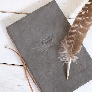 Leather Vow Book, Vow Book Rustic the perfect Wedding Keepsake & Wedding Officiant Book image 4