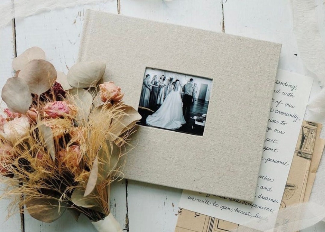 Photo Frame Guest Book or Photo Album for Wedding or Special Event Color Options Etsy