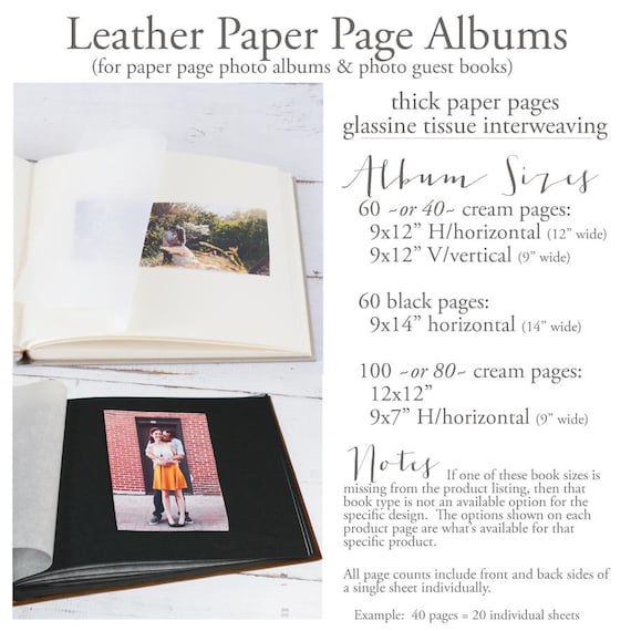 Leather Self Adhesive Photo Album - 4 x 4, Rustico