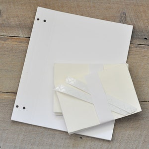 Páginas adicionales o tarjetas de mensajes para el libro de funeral encuadernado posteriormente