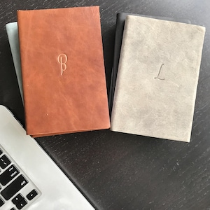 Mini Sketchbooks & Pocket Journals - Handmade with Natural Leather - by ClaireMagnolia