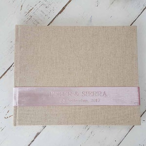Custom Guestbook for all Occasions - Velvet Sash design by ClaireMagnolia