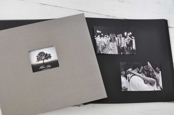 Black Photo Album 12 X 12 Custom Wedding Album Personalized Album